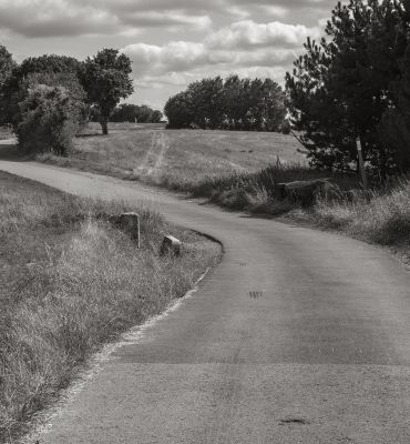 Entlang auf dem Grenzweg