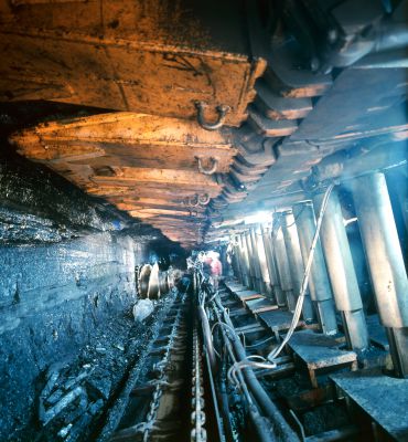 Bergbau im Saarland SAARBERGWERKE AG. Schrämwalzen im Abbau